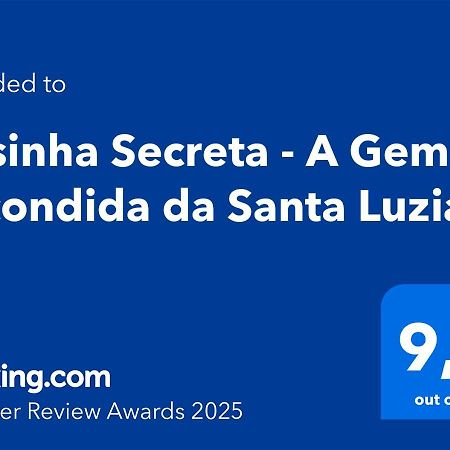 Apartament Casinha Secreta - A Gema Escondida Da Santa Luzia Santa Luzia  Zewnętrze zdjęcie